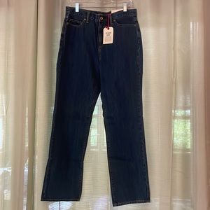 Lands’ End high-rise straight jean